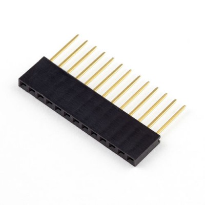 Female Header 0.1 40-pin Single Row（Long Legs）